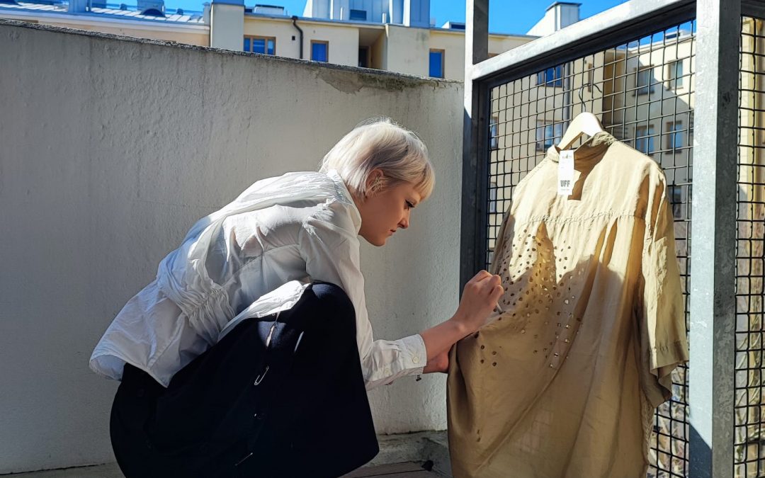 Opiskelijoiden mallistot Forssa Textile Week -tapahtumassa