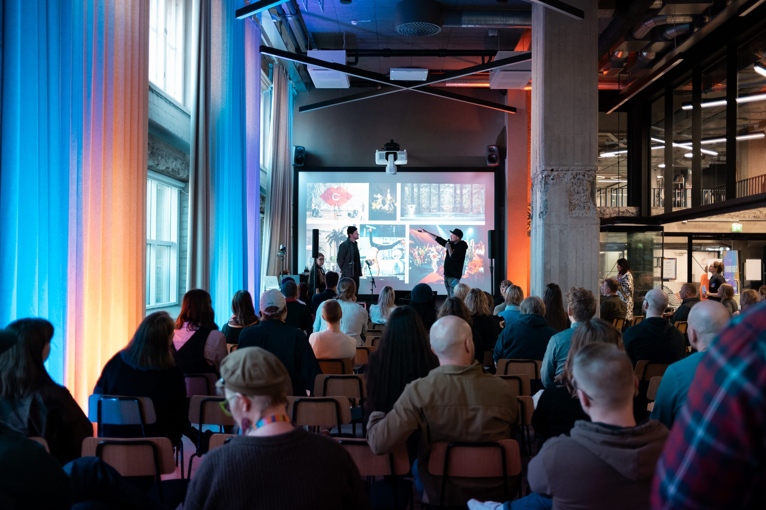 The Goods Company Oy pitchaamassa lavalla. (Kuva: Lotta Lehtikevari)